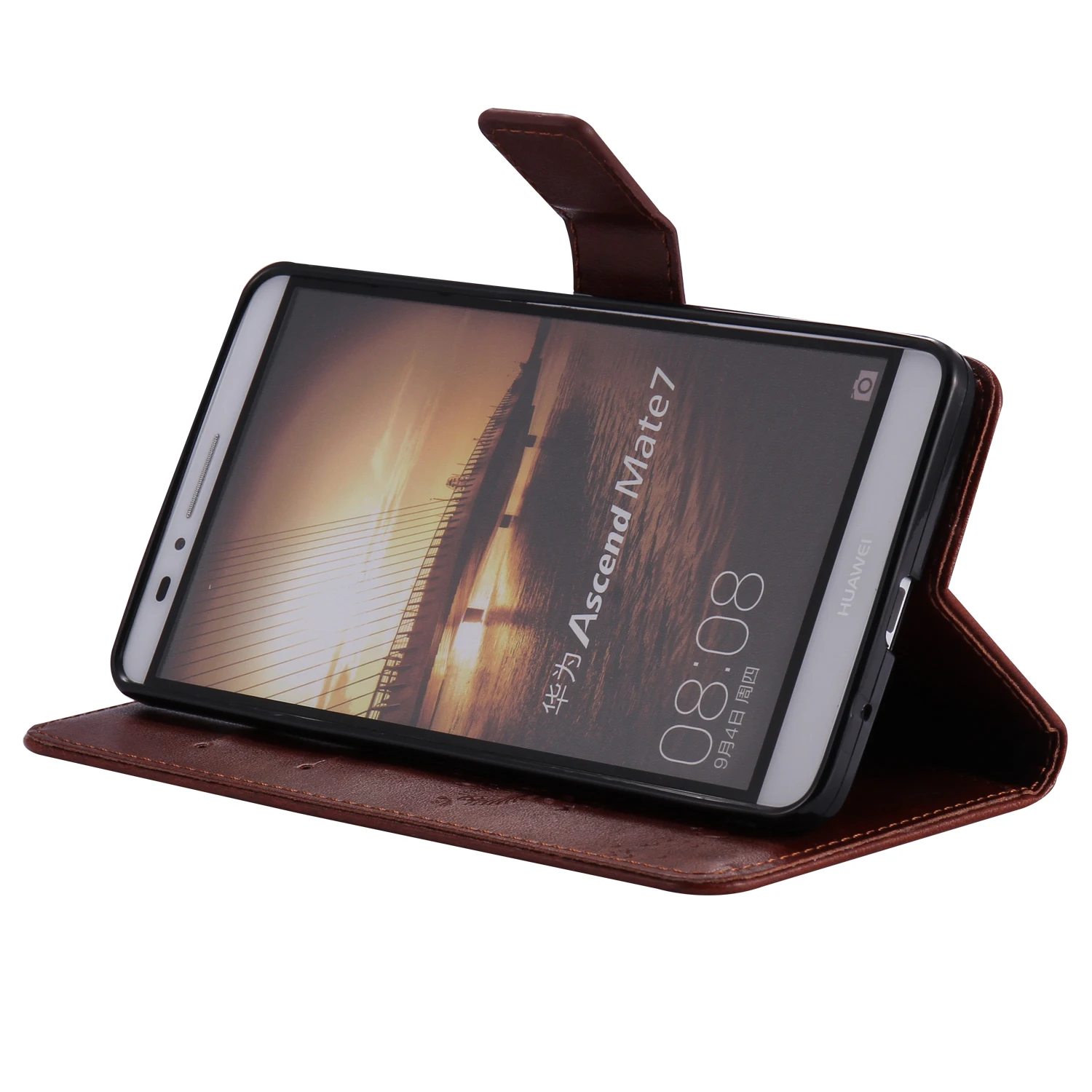 Чехол-книжка Fundas для huawei mate 7/mate7 из искусственной кожи чехол 7 mt7 tl10 tl00 UL00 L09 CL00
