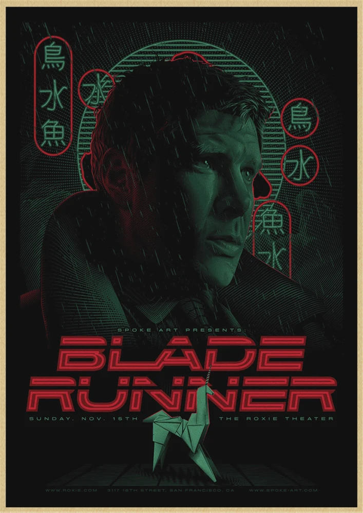 Blade Runner 2049 американский фильм ретро плакаты крафт-бумага печатные настенные постеры картины Домашний декор комнаты - Цвет: Коричневый