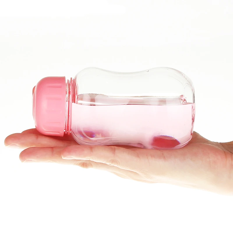 3 цвета Yaqi calabash формы мини-бутылка воды Еда класса Пластик Drinkware белка шейкер Кемпинг Пеший Туризм Бутылка 200 мл bpa бесплатно