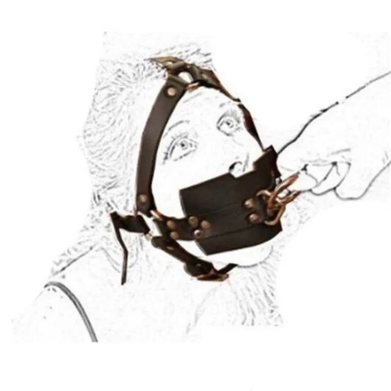 БДСМ секс-игрушка бондаж Фетиш взрослые раб игры намордник мяч кляп на голову