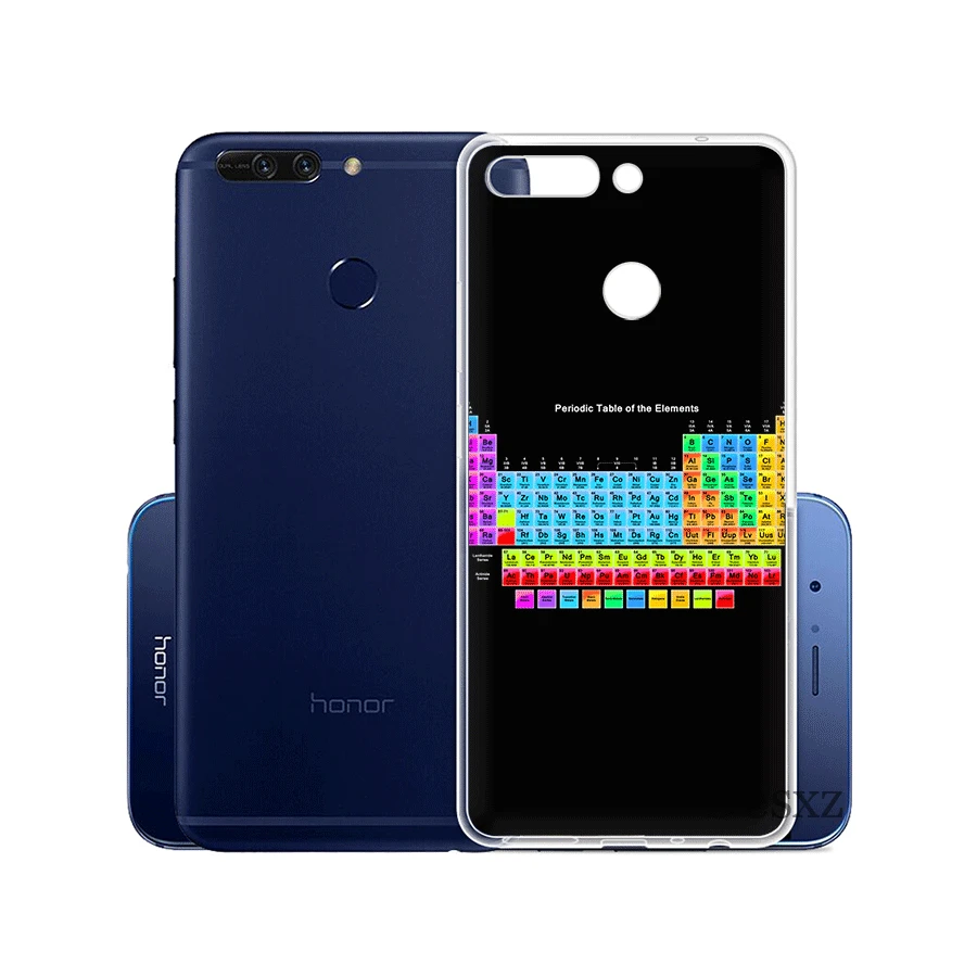 Phone Case Cover Chemistry Periodic-table Science For Huawei Honor Note 6A 6C 7A 7X 7C Pro 8 9 10 Lite Play Shell | Мобильные