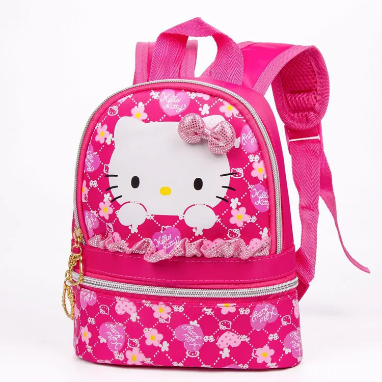 Милый Hello kitty девушка рюкзак сумка кошелек KW-1074