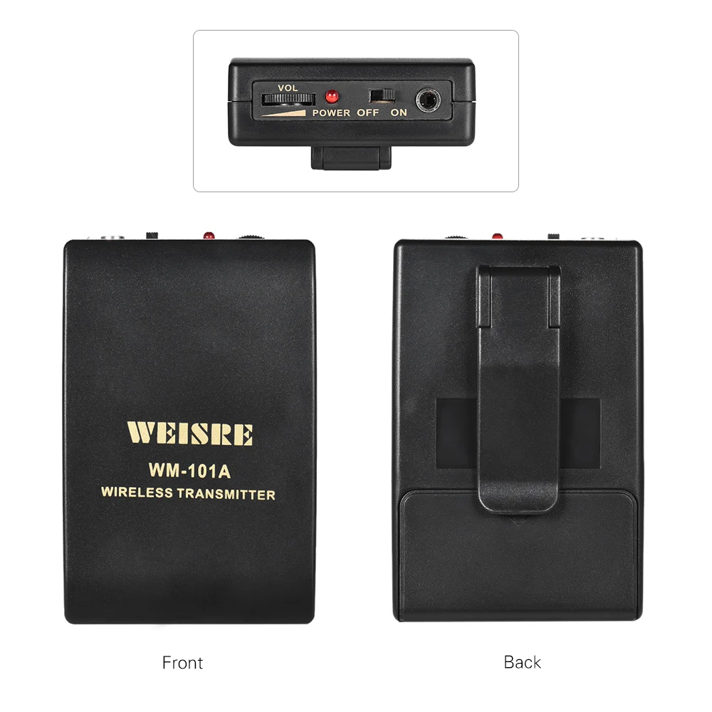 Новое поступление FM Беспроводная микрофонная система усилитель голоса 1/4 дюйма