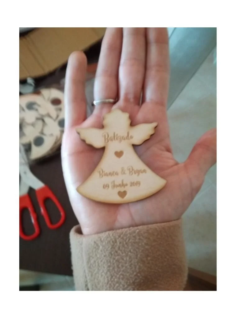 Персонализируйте имя Ангела крестины детский душ Первое причастие Крещение