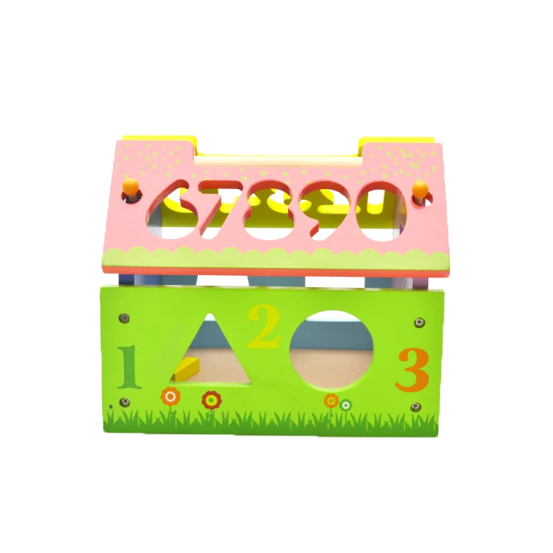 Chanycore Детские Обучающие деревянные игрушки геометрические формы цифровые блоки