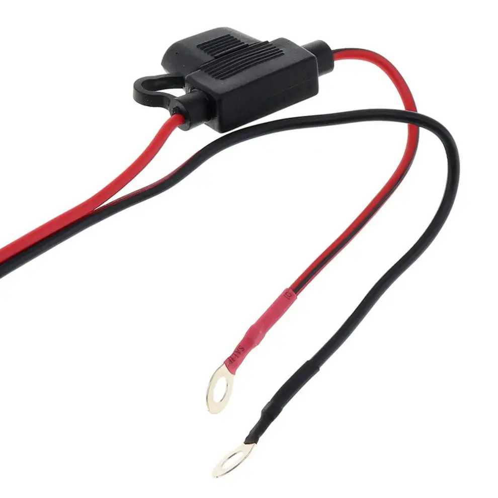12 V-24 V DC 5V 2.1A прочного ПВХ SAE к usb-адаптеру Водонепроницаемый мотоцикл Зарядное устройство(с удлиняющей деталью) Конская сбруя и круглый стержень