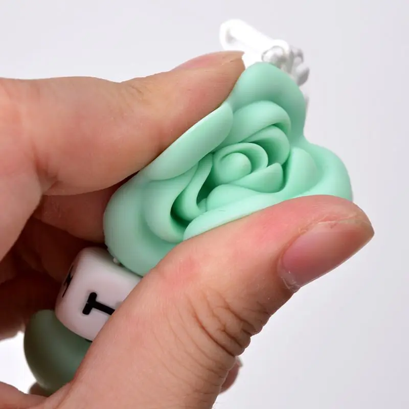 

Baby Pacifier Chain Comfort Appease Newborn Products Silicone Nipple Clip Teether Anti-chain Anti-drop Chains