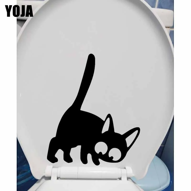 YOJA 19.9X23.9CM интересные спальня украшения дома наклейки для унитаза стены Стикеры