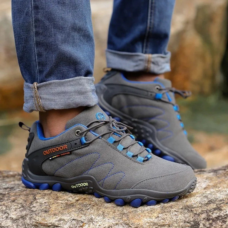Outdoor Tactical Hiking Shoes Men Casual Wear Resisting Non-slip Sneakers Shoes Women Sneakers Climbing Trekking Sport Unisex