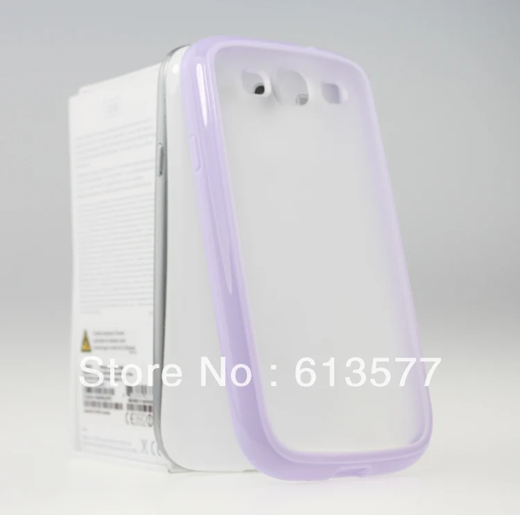 Light Purple Color for Samsung S3 TPU case Deloo product phone |