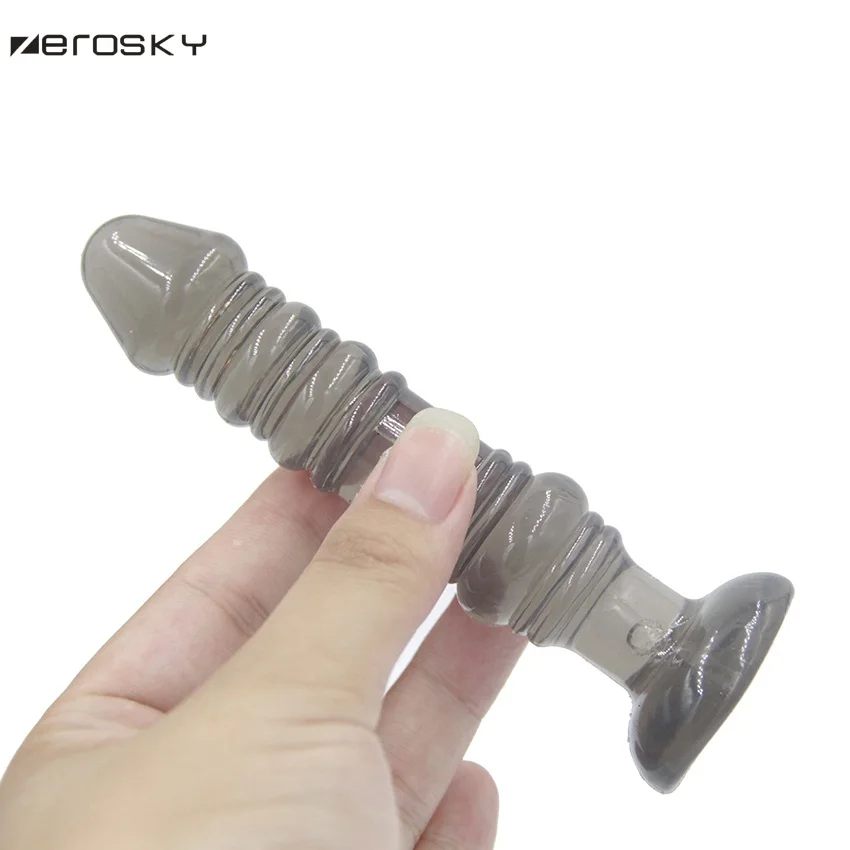 Zerosky Anal Plug Beads Jelly Toys Skin Feeling Dildo Adult Sex for Men Products Butt Woman | Красота и здоровье