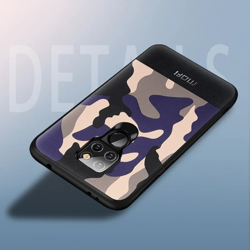 Для huawei mate 20 x чехол MOFi mate20 задняя крышка Камуфляжный узор противоударный защитный чехол для mate 20 pro Чехол - Цвет: purple