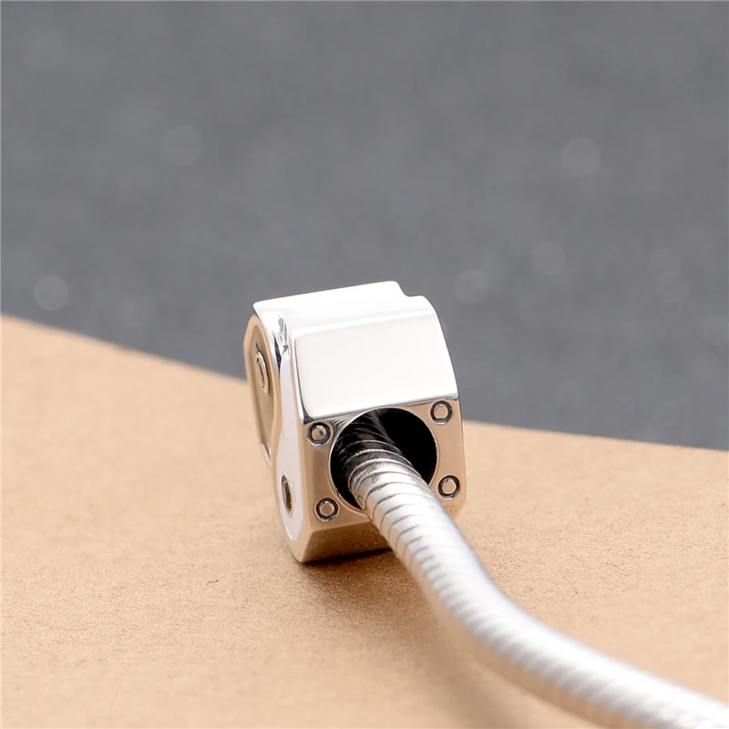 Бусины шармы Инь Янь с черно белыми камнями подходят для оригинального