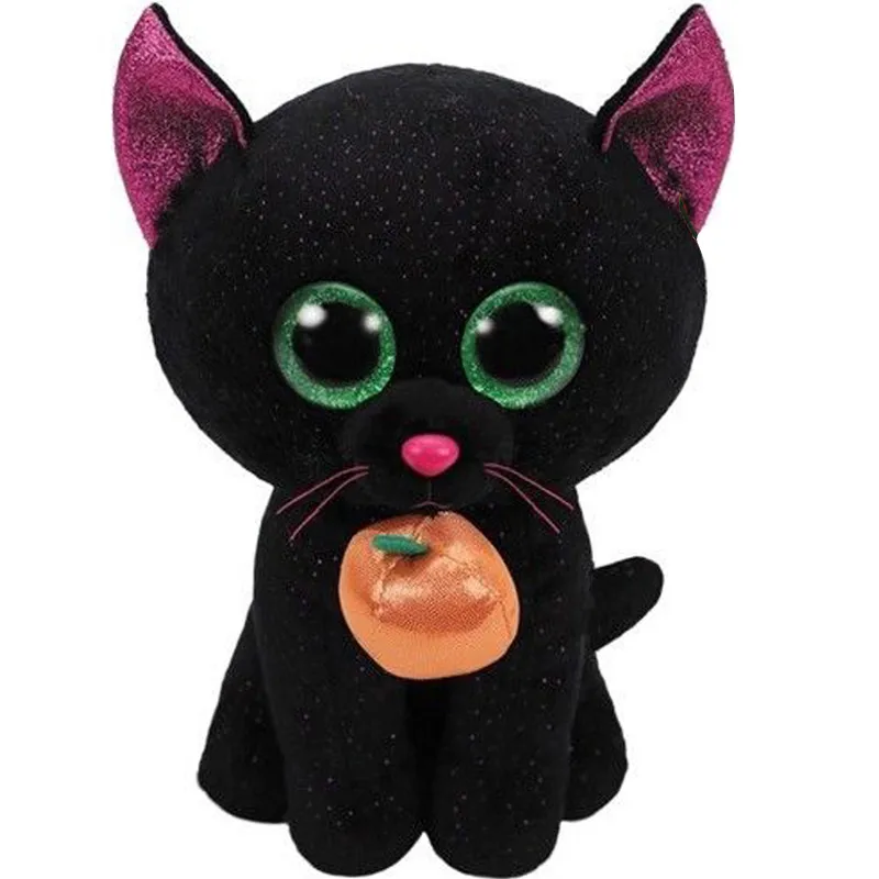 Маффин кошка плюшевые игрушечные животные Средний 25 см 10 ''Tabitha Kiki Quinn милые мягкие животные большие глаза детские игрушки подарки - Цвет: Shadow
