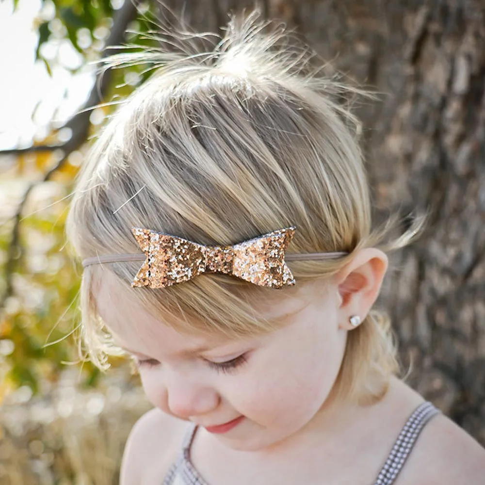 Red Bling Christmas Headband Baby Girl Hair Accessories | Детская одежда и обувь