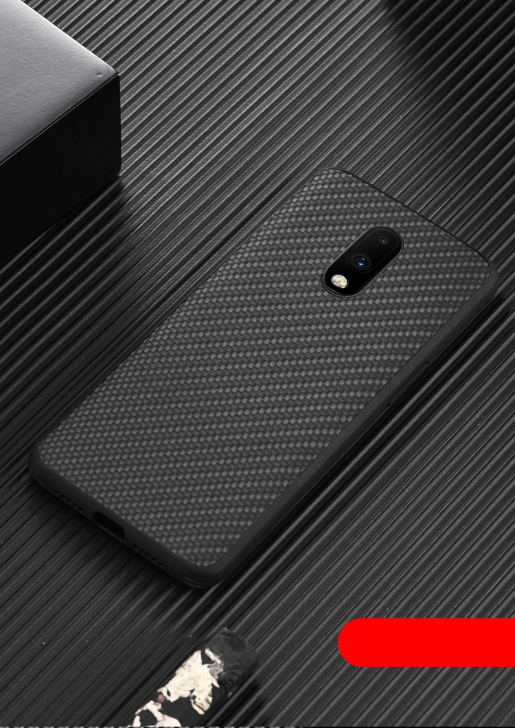 Для Oneplus 7 Pro Чехол Текстура углерода кожа противоударный ультра тонкая задняя крышка для Oneplus 7 Pro 6T 6 Чехол Oneplus 7 крышка Капа