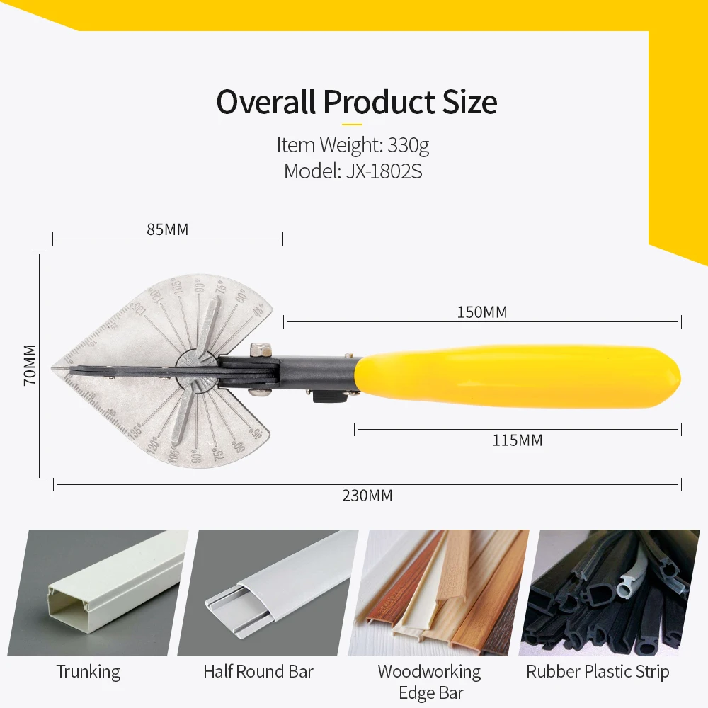 Универсальные Угловые ножницы для каналов клипса труб из ПВХ 45 135 градусов