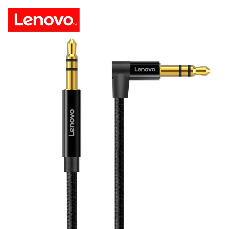 Lenovo оригинальный 90 градусов Угловые 3 5 мм AUX кабель аудио Jack шнур для автомобиля