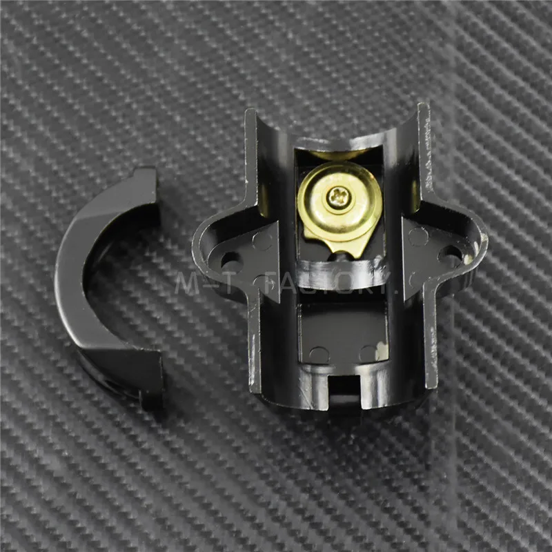Motorcycle Universal Black Handlebar Shelf Bar Tube Helmet Lock Steel For Harley With 7/8&quot to 1-1/4&quot Tubing Bars | Автомобили и