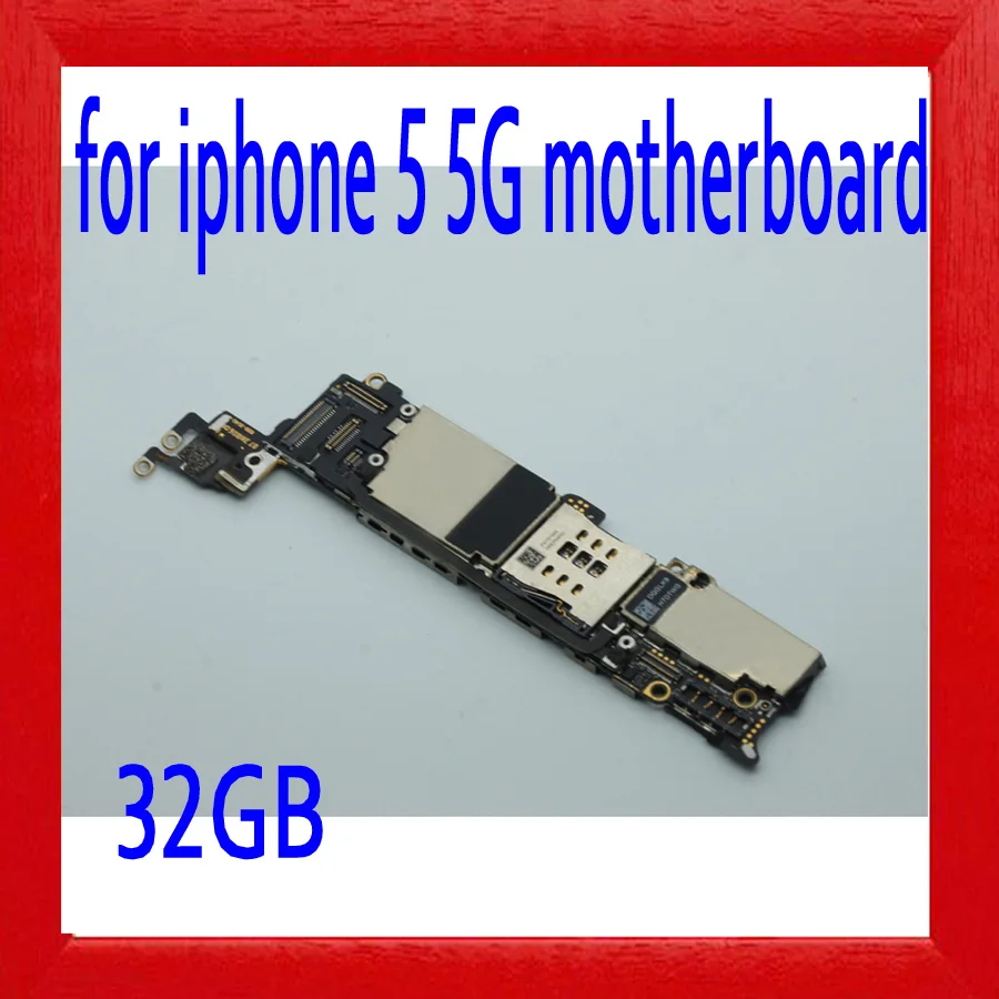 32 Гб оригинальная разблокированная материнская плата для iphone 5 5g с полным чипом, материнская плата для iphone 5 с системой IOS, хорошая работа