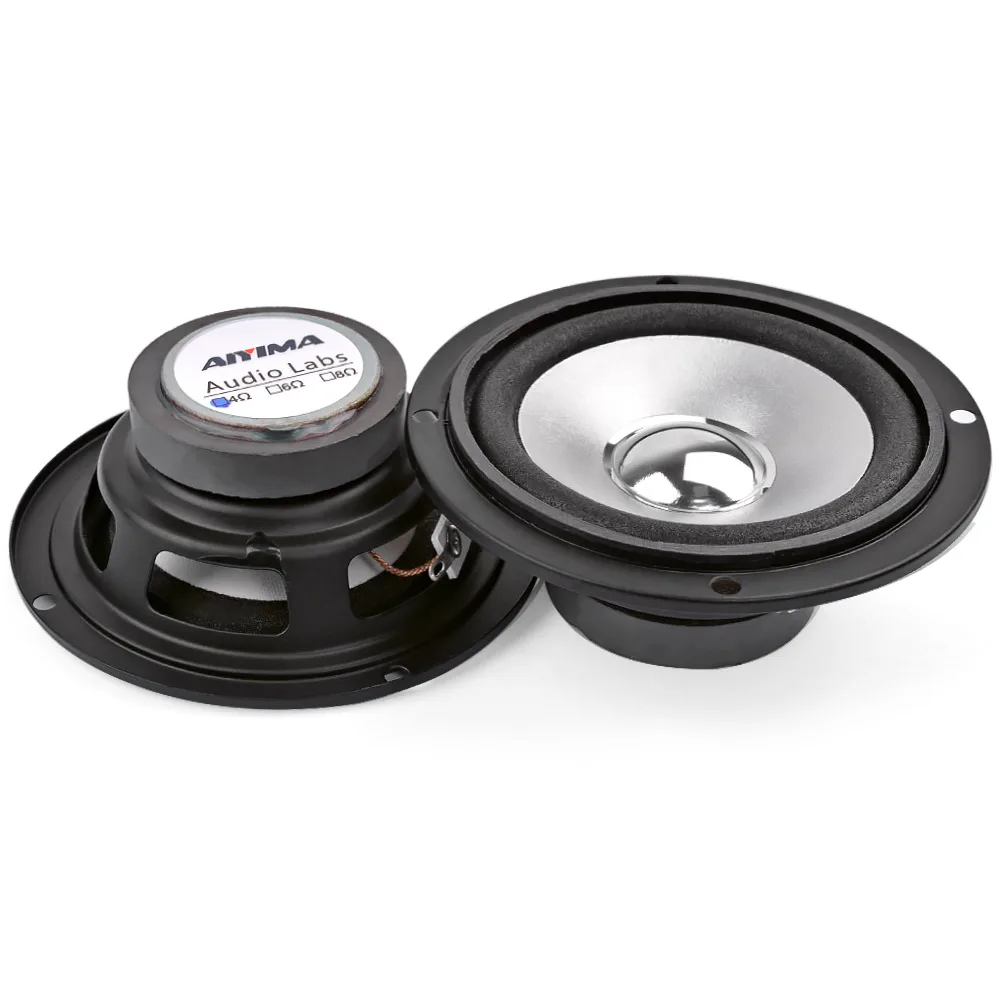 AIYIMA 2 шт. 3 дюймов Портативный Колонка аудио Динамик s 4Ohm 10 Вт ВЧ стерео Bluetooth Hi Fi