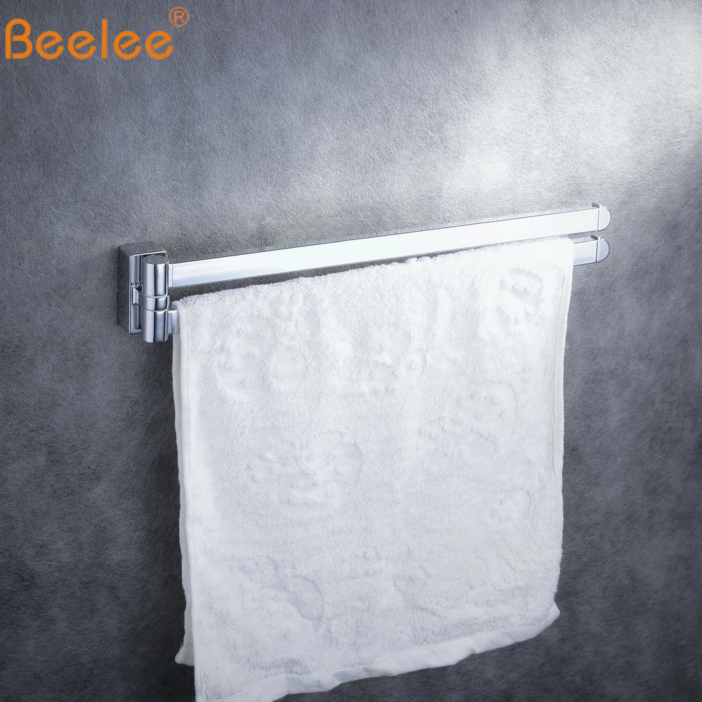 Beelee настенные складные подвижные Вешалки для полотенец из нержавеющей стали BA1102C
