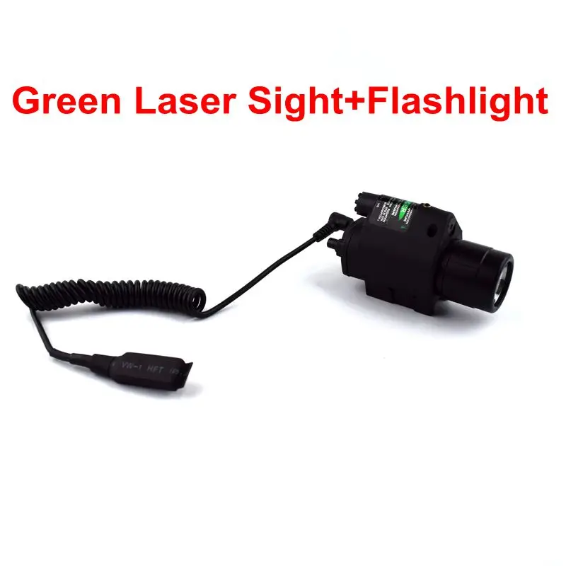 Тактический зеленый лазерный прицел M6 + светодиодный светильник-вспышка для