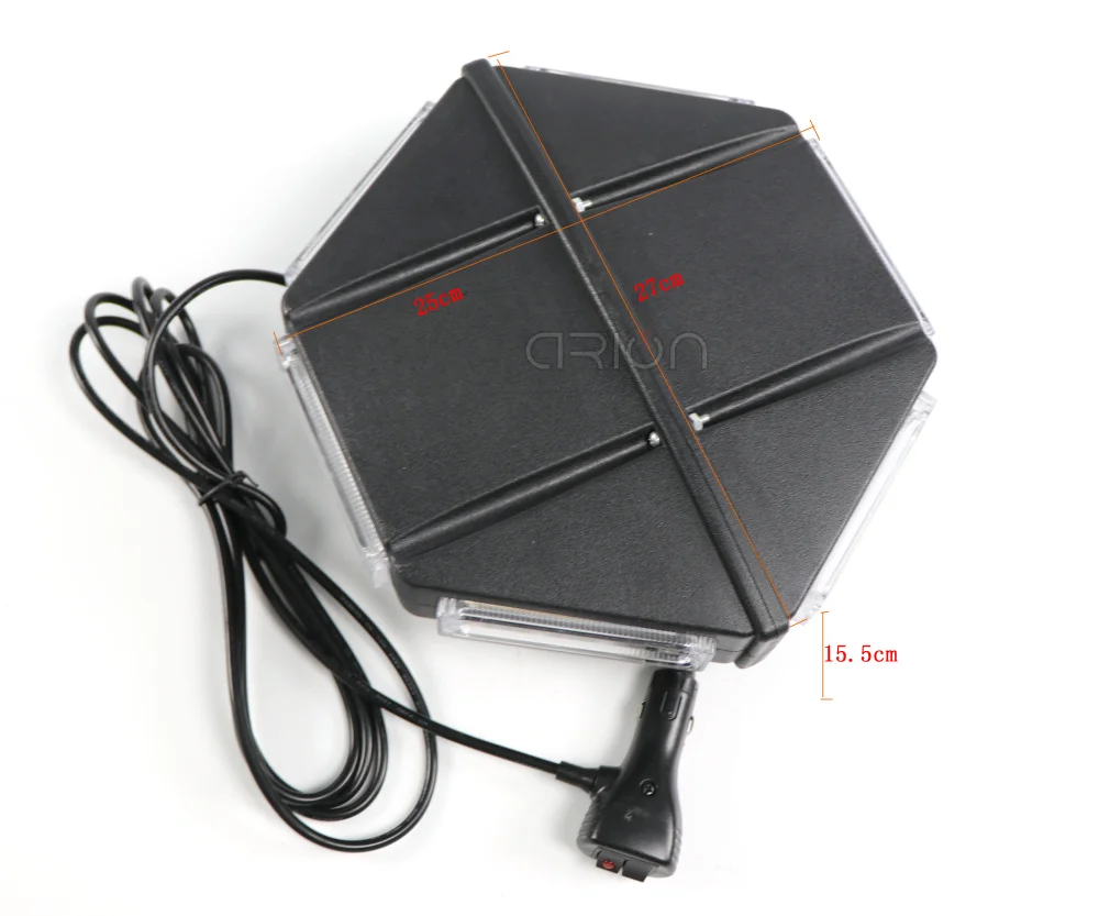 Красный 24 светодиода сигнальный фонарь для восстановления янтарный/белый свет