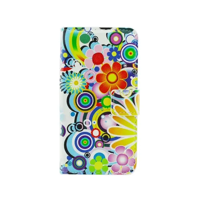 Цветочный кожаный чехол-бумажник s для LG K10 LTE 4G K430 K430ds K430y K420n K410 чехол для телефона Fundas задняя крышка корпус держатель для карт Coque - Цвет: yanhua