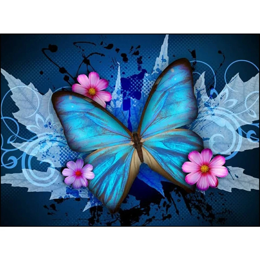 

Алмазная вышивка 5d животные Волшебная Бабочка и цветы кристальная мозаика картины Сделай Сам полная квадратная картина