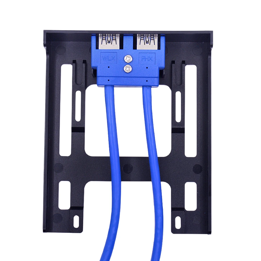 Флоппи дисковый отсек с передней панелью USB 3 5 0 дюйма 2 портами Hub 20 контактный