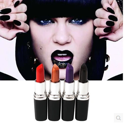 1 шт. новая популярная брендовая матовая помада Batom Roxo красная фиолетовая черная