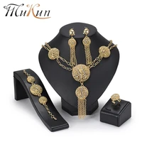 mukun dubai bridal jewelry sets for women wedding turkish nigerian indian bridal african beads jewelry set statement jewelry set