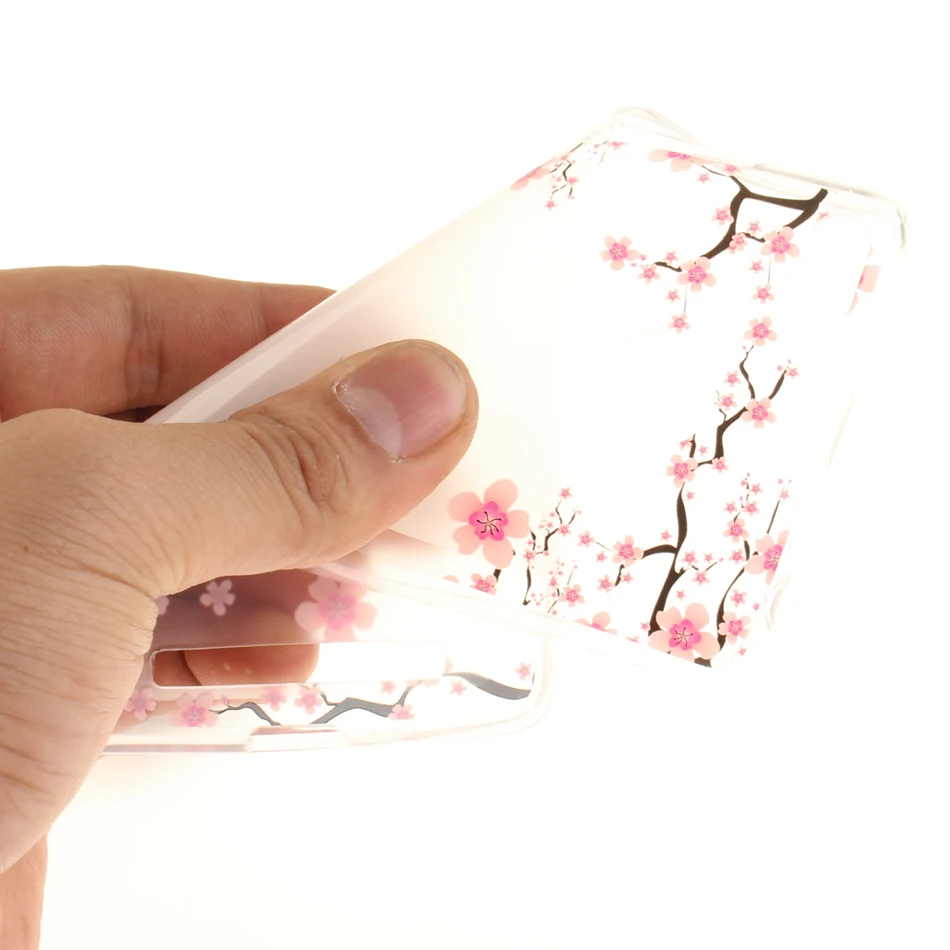 CCDZ Soft clear TPU Case For xiaomi redmi 3X 3S prime fundas case Fundas 3 Flower poket soft phone Cases | Мобильные телефоны и