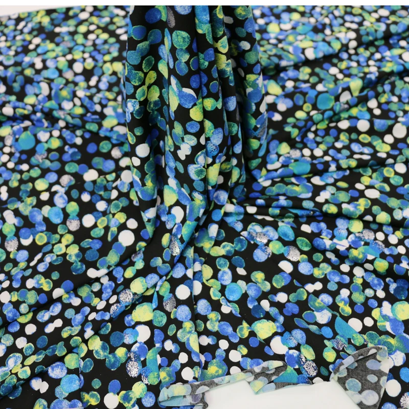 50cm*150cm Africa Design Soft Polyester Lycra Spandex Knit Material Dress Leggings 4 Way Stretch Fabric Africa Leopard