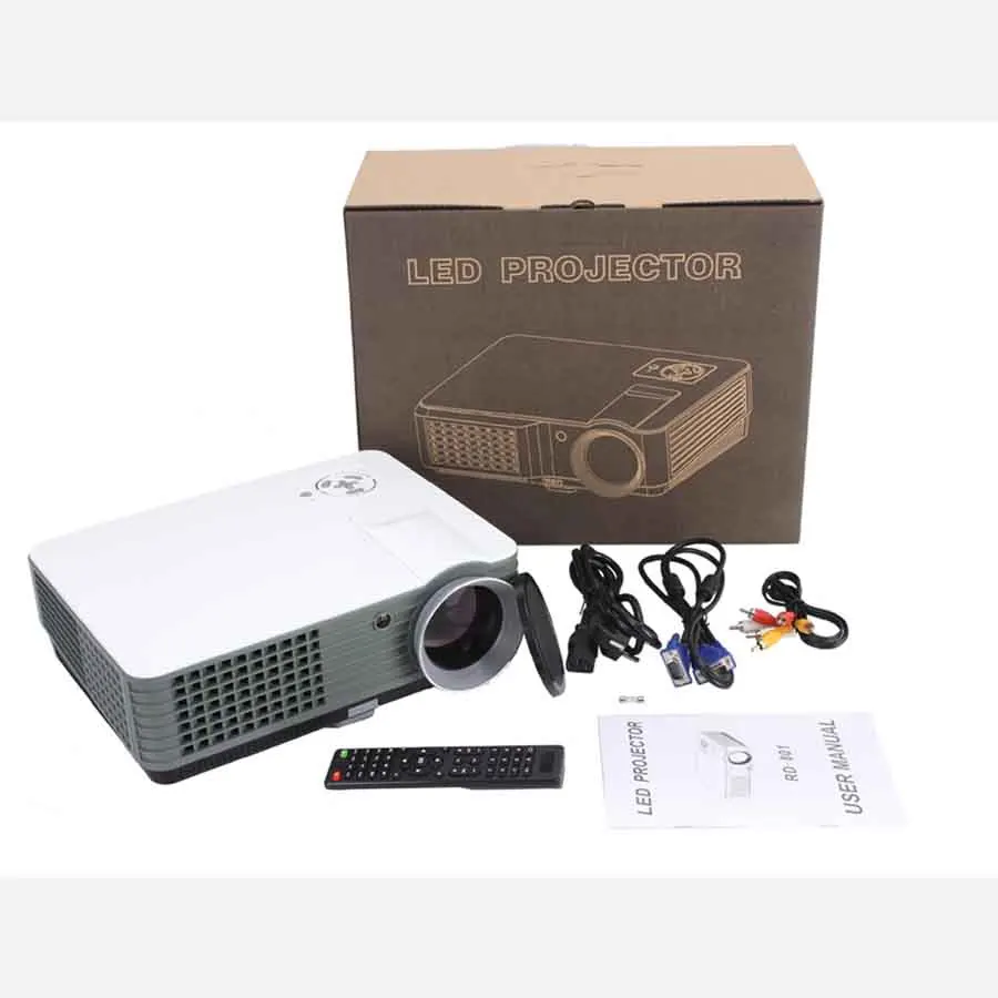 2017 Новый Цифровой СВЕТОДИОДНЫЙ Проектор MPJ801 высокая Точность Фокусировки в