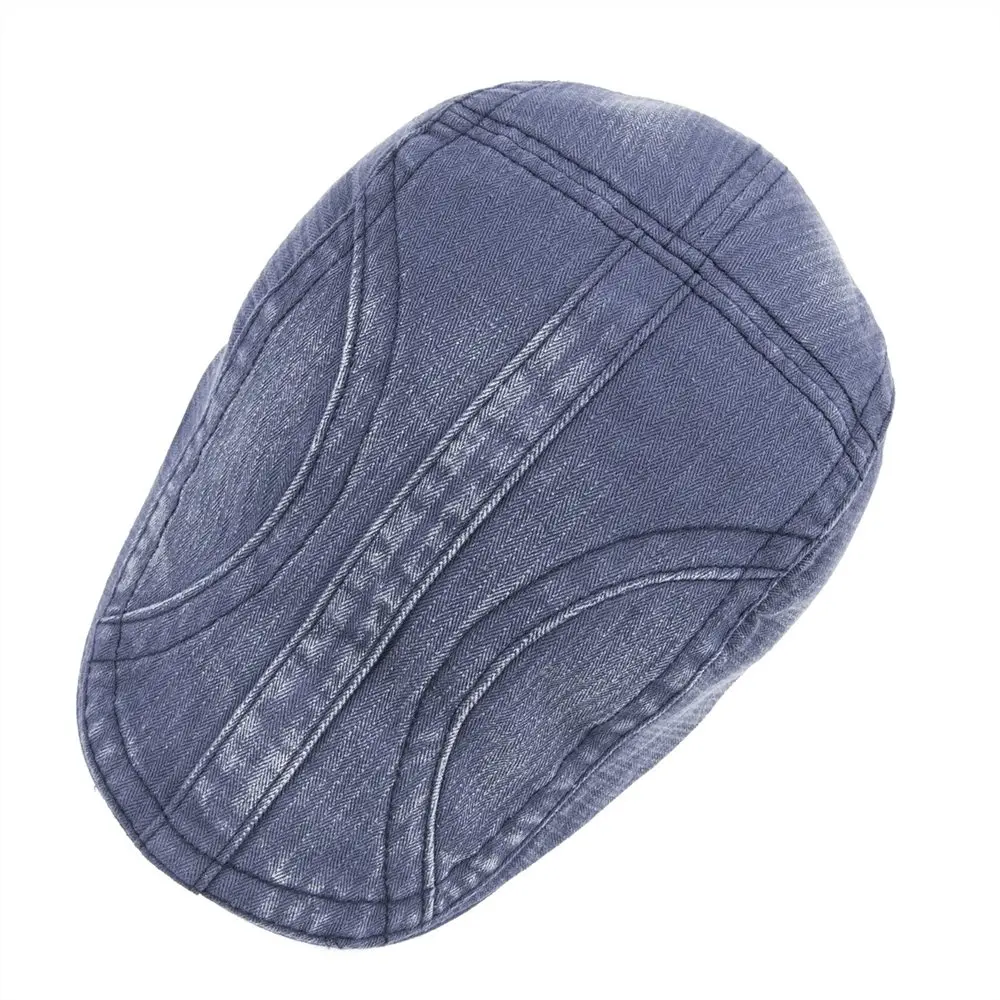 VOBOOM Flat Ivy Cap Men Women Washed Cotton Golf Caps Newsboy Beret Baker Boy Hat Male Female Small Size Boina 037 |