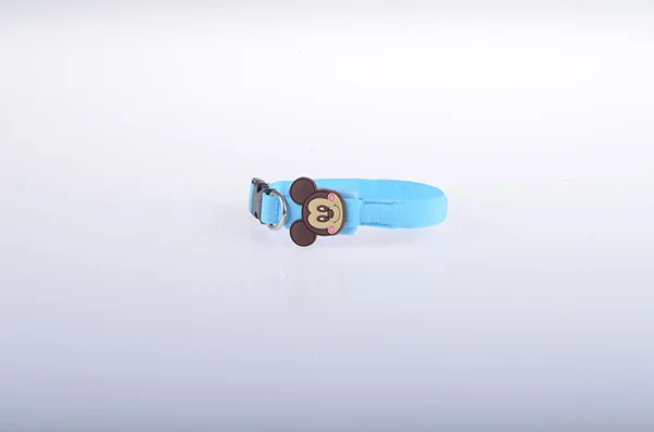 Blue Новейший светодиодный продукты для собаки ошейники с мультяшным Микки Маусом светоизлучающие ошейники светоизлучающие электронные коробки воротник mascotas - Цвет: Blue