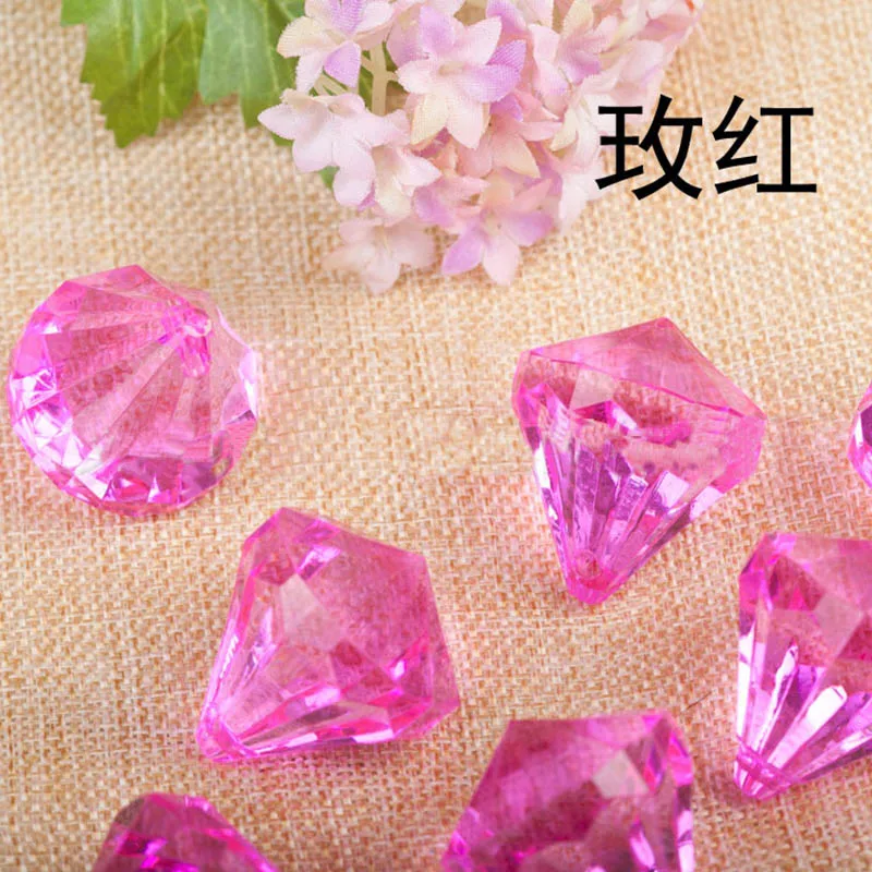 Акриловые бусины призматической формы граненые Кабошоны ювелирные изделия