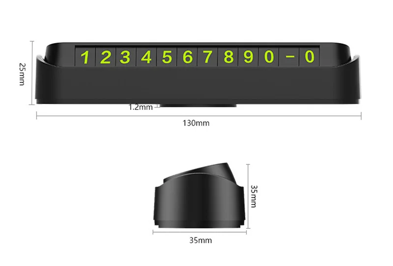 2019 новый автомобиль карточка с телефоном для временной парковки номер карты