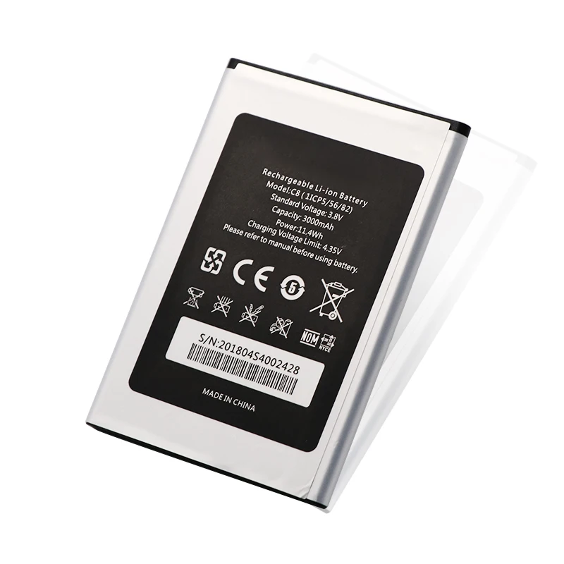 For Oukitel C8 Battery Backup Replacement Batterie Bateria Batterij Accumulator 3000mAh | Мобильные телефоны и аксессуары