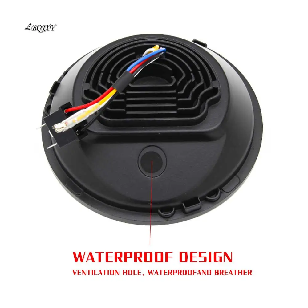 5 3/4 "Halo Angel Eye круглый хромированный налобный фонарь для мотоцикла Sportster 883 72 48