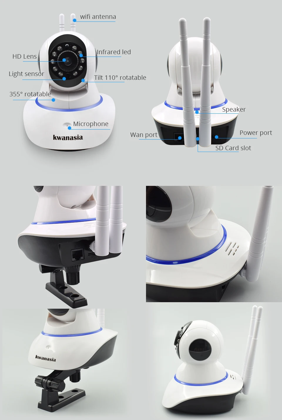 1080P 2MP IP камера Wi-Fi беспроводная Wi-Fi камера видеонаблюдения PTZ сетевая камера безопасности CCTV ночное видение IP Camara Детский Монитор Cam