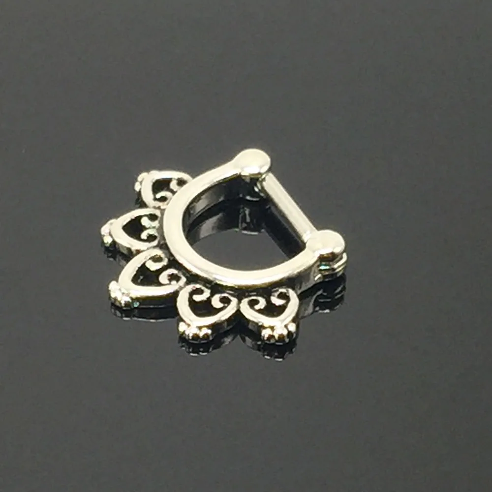 Женское ретро кольцо для пирсинга носа 1 2 мм 16 г шт.|jewelry joint|jewelry making tool setjewelry ring spacer