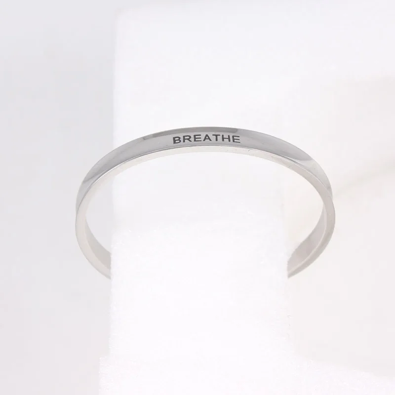 Женский браслет из нержавеющей стали с выгравированной надписью You Are My Person|steel