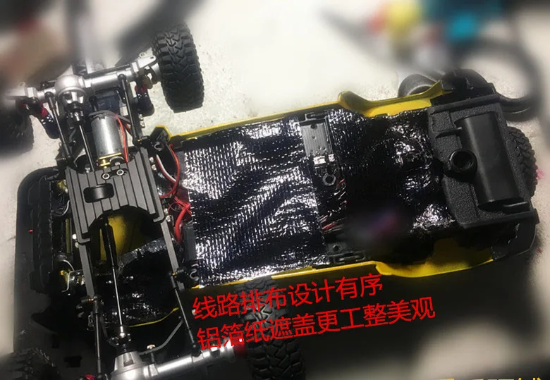 Ручная работа 1:24 RC Гусеничный gk24 альпинистская мофификация автомобиля модифицированная модель автомобиля для Wrangler