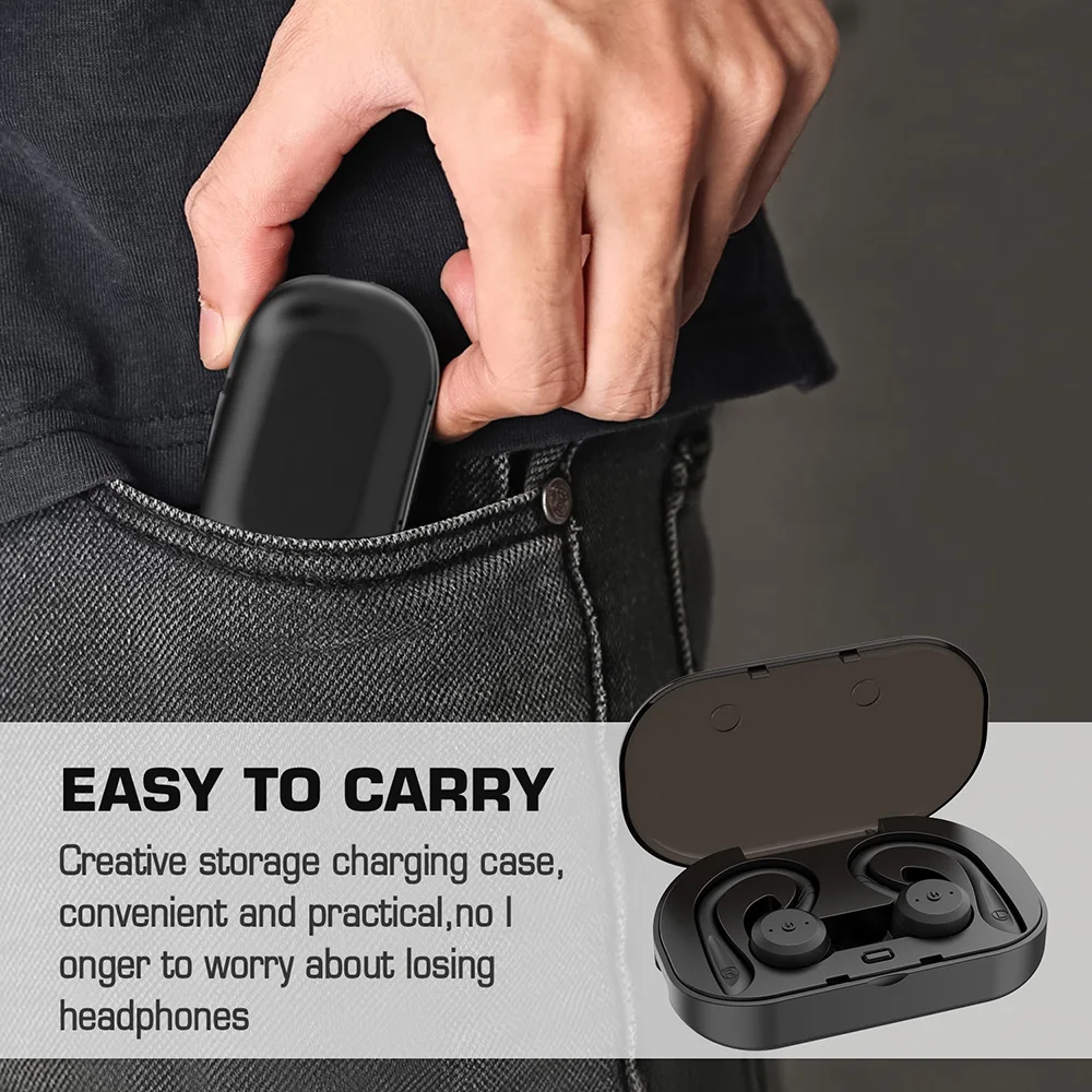 HIFI стерео Заушник бутоны BE1018 TWS мини bluetooth-гарнитура 5,0 спортивные наушники с ушками IPX7 водонепроницаемые наушники
