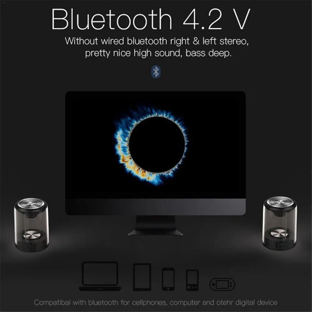 Новое поступление, действительно беспроводной водонепроницаемый магнитный bluetooth-динамик на присоске, разделенный один на два, открытая парная коробка, 3D стерео громкий динамик