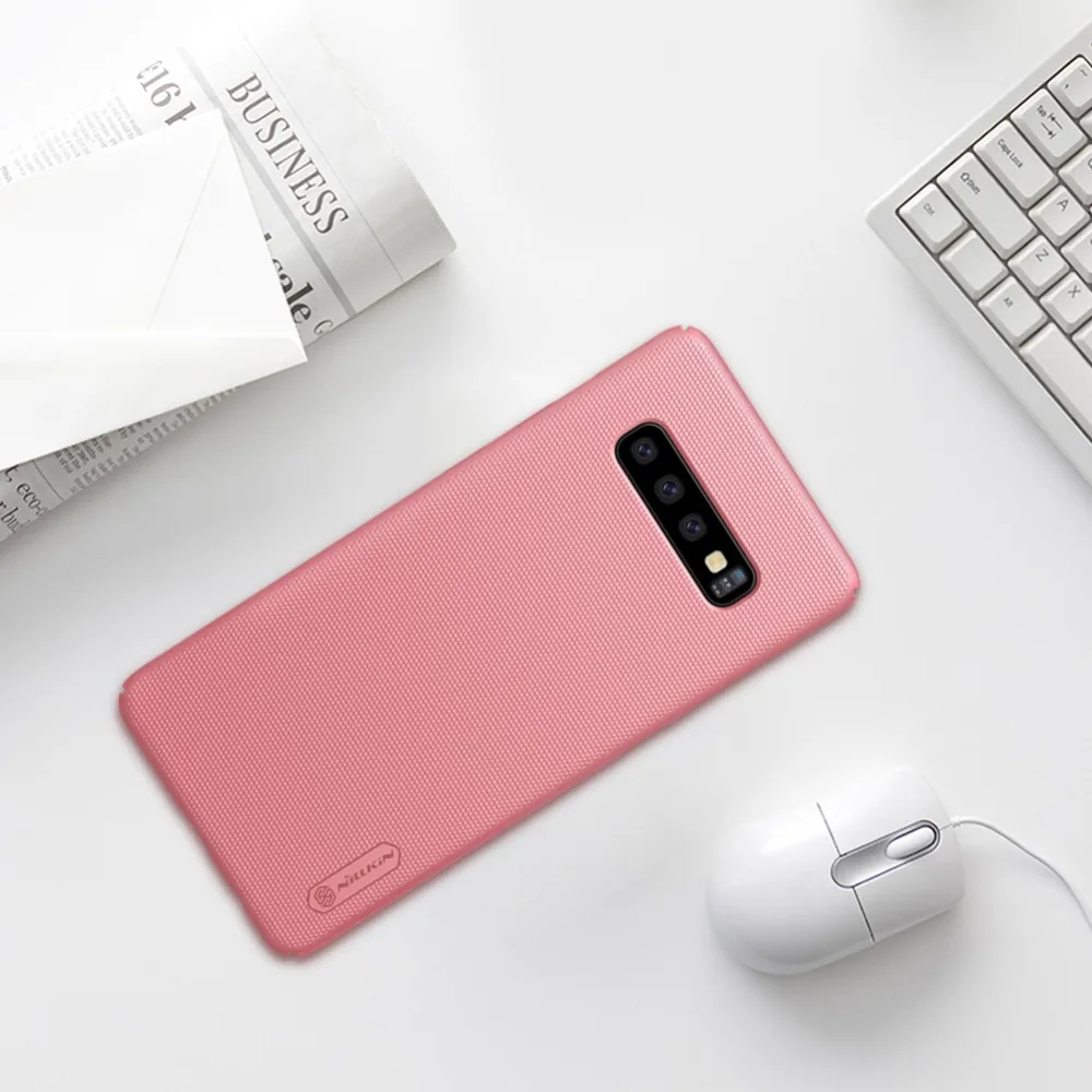Чехол для samsung Galaxy S10, матовый чехол NILLKIN, жесткий матовый чехол для телефона s, для samsung S10 Plus/S10 Lite, с держателем для телефона