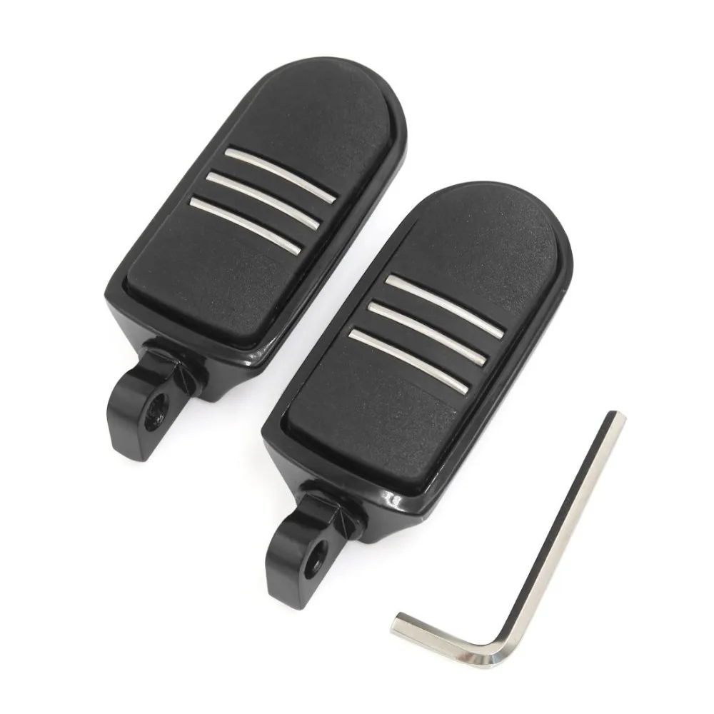 Foot Pegs Motorcycle Streamline Footpegs Clamp Adapter Mounting for Harley Engine Guards 1 1/4&quot 32mm Highway Bar Honda ATV | Автомобили